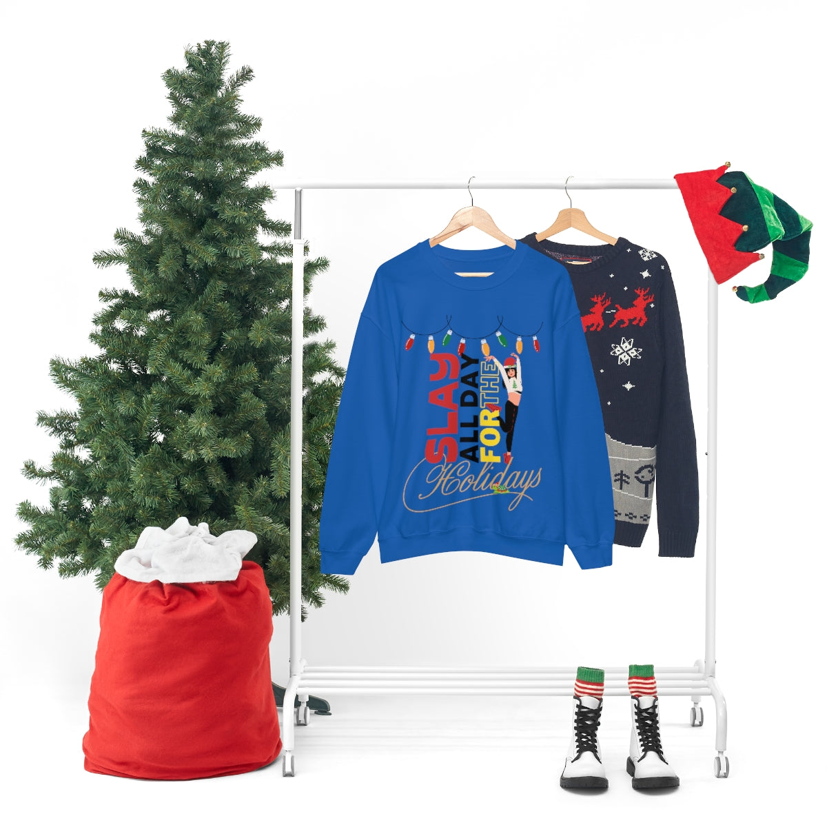 “Slay Allday For The Holiday”™ Crewneck Sweatshirt