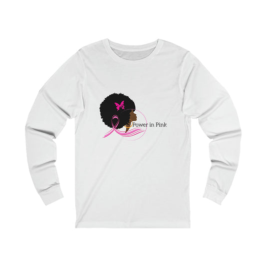 Power in Pink  Jersey Long Sleeve Tee