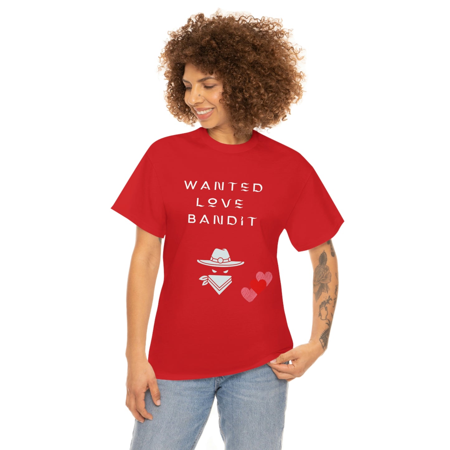 “Wanted Love Bandit” Unisex Heavy Cotton Tee