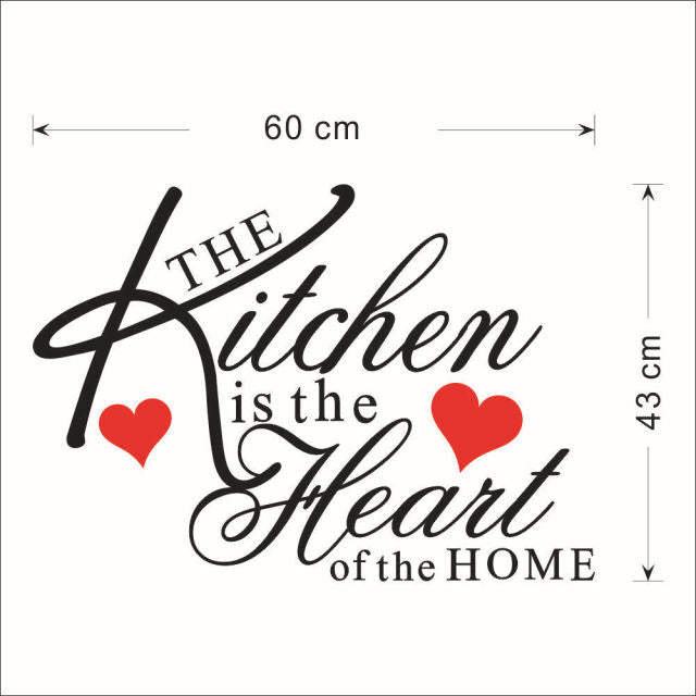 Kitchen Vinyl Wall Decals.