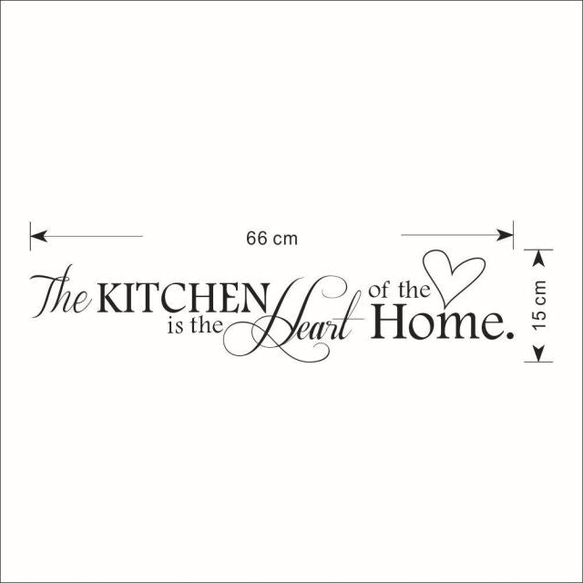 Kitchen Vinyl Wall Decals.