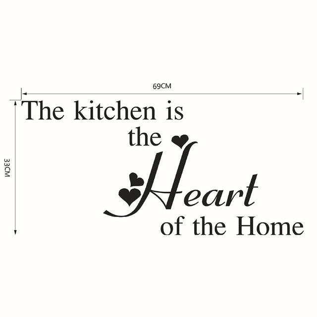 Kitchen Vinyl Wall Decals.