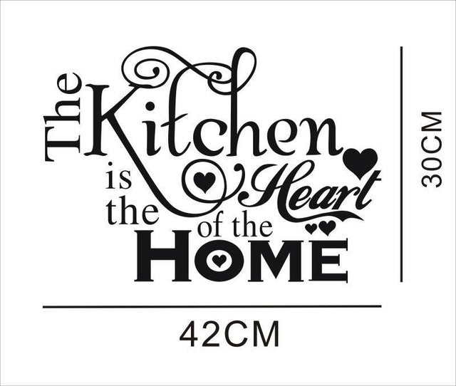 Kitchen Vinyl Wall Decals.