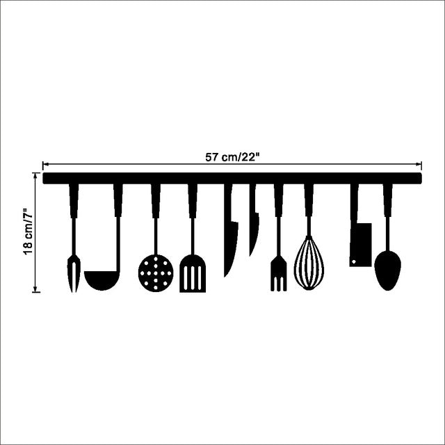 Kitchen Vinyl Wall Decals.