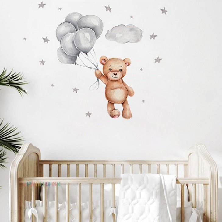 Animal Cartoon Wall Vinyl For Kids Rooms.