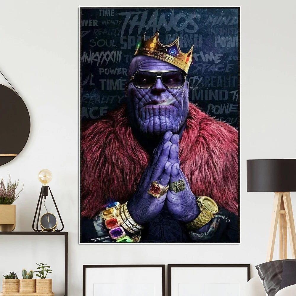 Mafia Thanos Marvel Canvas.