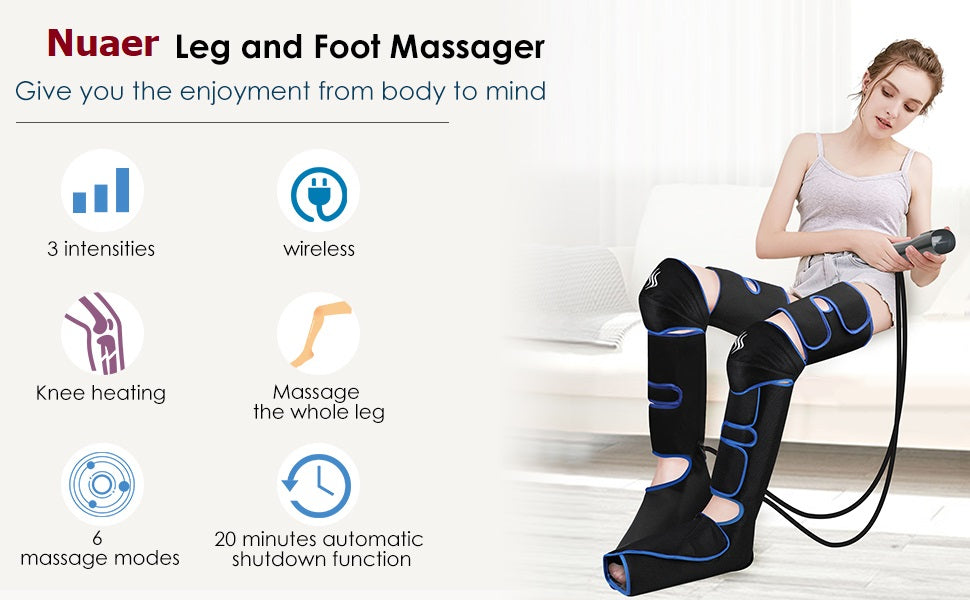 Vontries 360° Foot air pressure leg massager