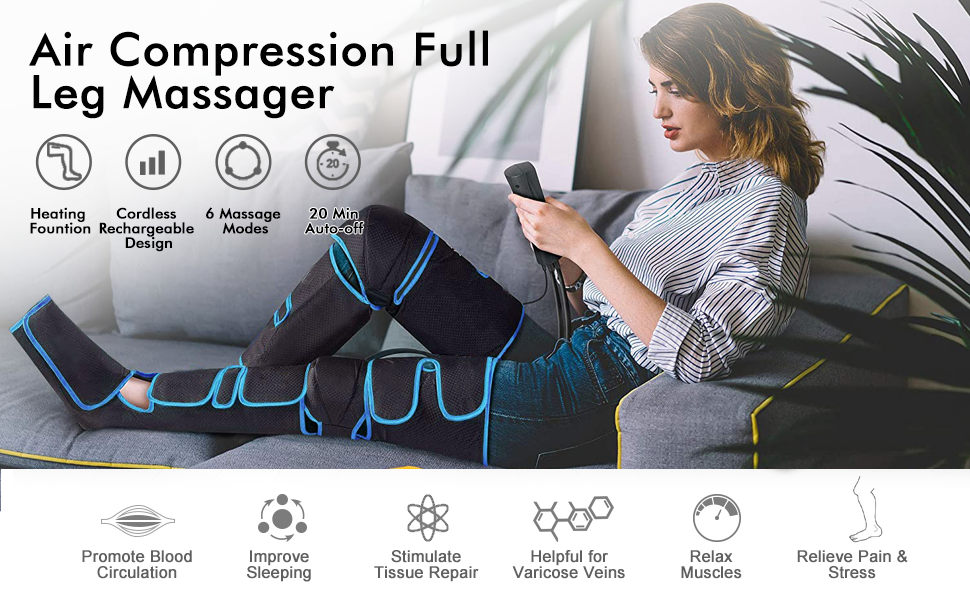 Vontries 360° Foot air pressure leg massager